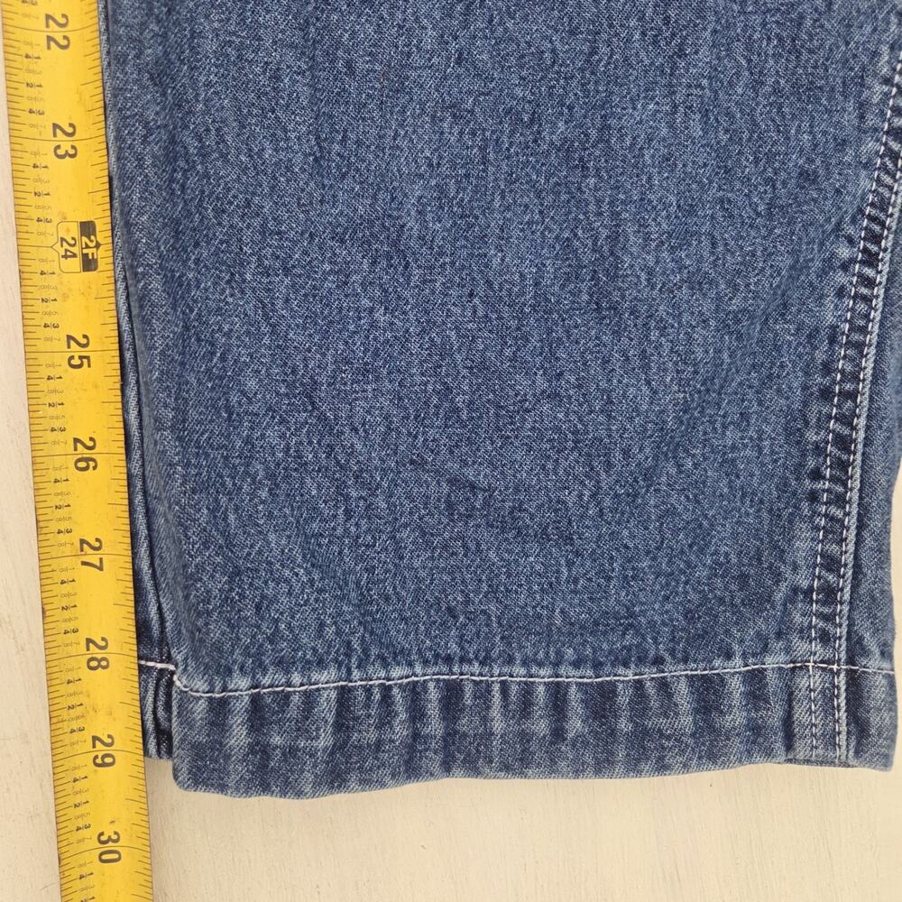 Vintage Disney Pooh Bear Eeyore Denim Overalls Womens 18/20W Embroidered - Picture 11 of 11